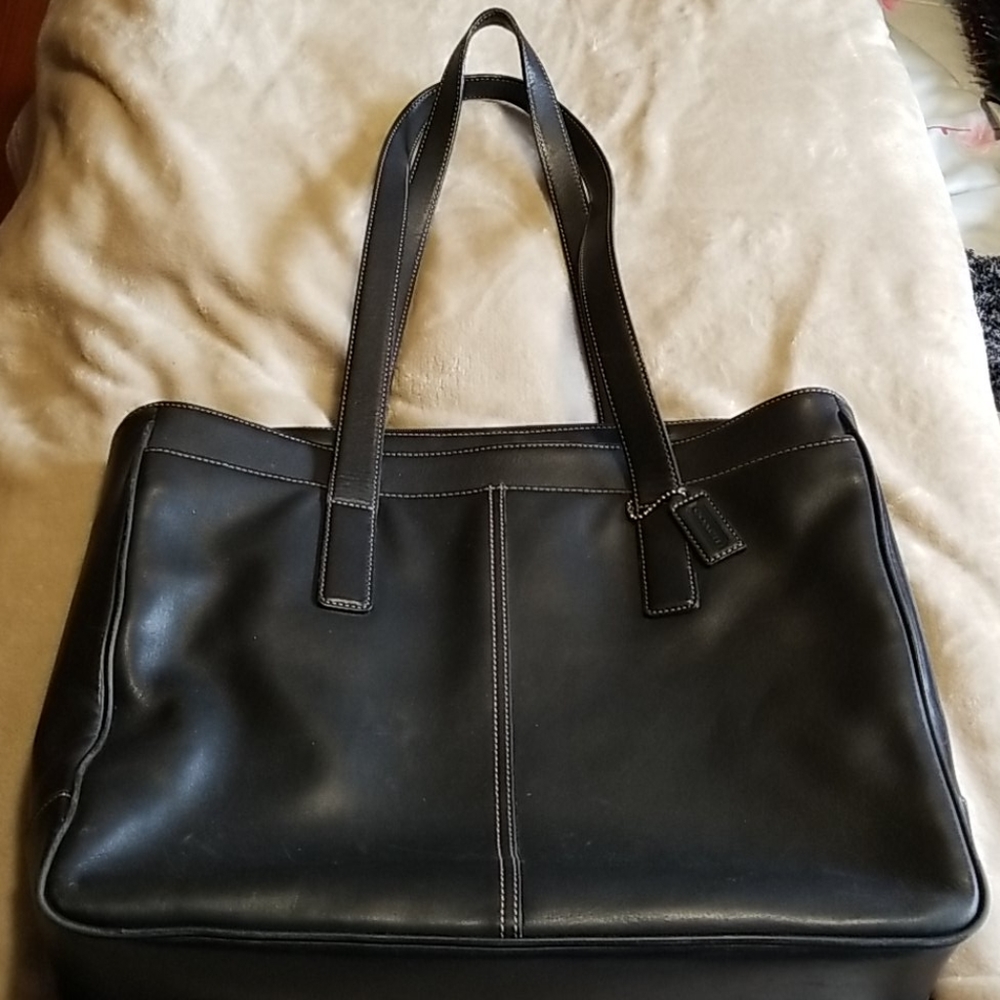 COACH Leather laptop/work bag